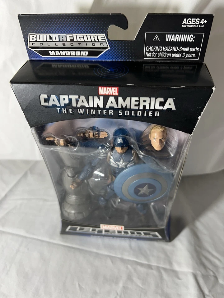 Marvel Legends Serie Infinita Capitán América Soldado de Invierno Mandroid BAF NuevoB9 Foto 2 de 4