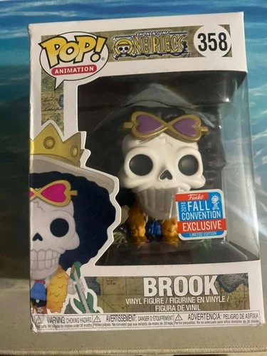 Funko Pop ONE PIECE Brook ( With Guitar) #358 Box Damaged