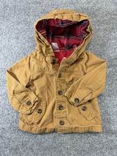 Carters Kids Jacket Hooded Baby Boys Size 18 Months Full Zip