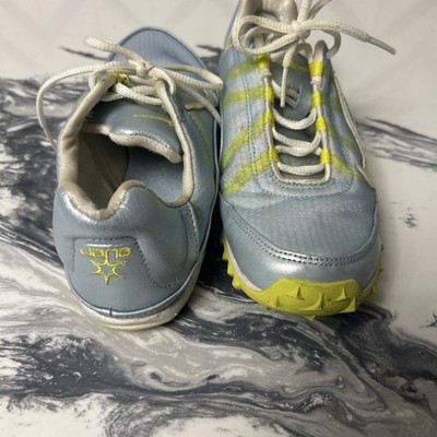 Nike Jana Training Track Shoes Women's Size 6 Blue/green Pre Owned