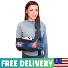 Arm Sling, Upgraded Straps, Ultimate Comfort, Convenient Pocket, Arm Sling Sh...