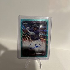 2024 Topps Chrome - Rookie Autographs Connor Kaiser Aqua /199