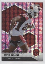 2021 Panini Mosaic Rookies Pink Camo Mosaic Prizm Zaven Collins #363 09bu