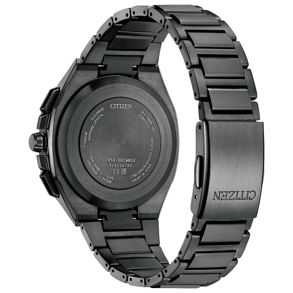 CITIZEN Attesa CC4105-69E Black Titanium Satellite Wave GPS Eco