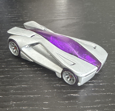 Hot Wheels Anthracite 1:64 Silver Purple Diecast Car, Ages 3+