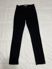 Levi's Women's Size 29 Black 721 High Rise Skinny Leg 5 Pocket Denim Jeans