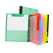 360 Pivotable Project Organizer Folder, 3 Ring Binder 1 Inch Customizable