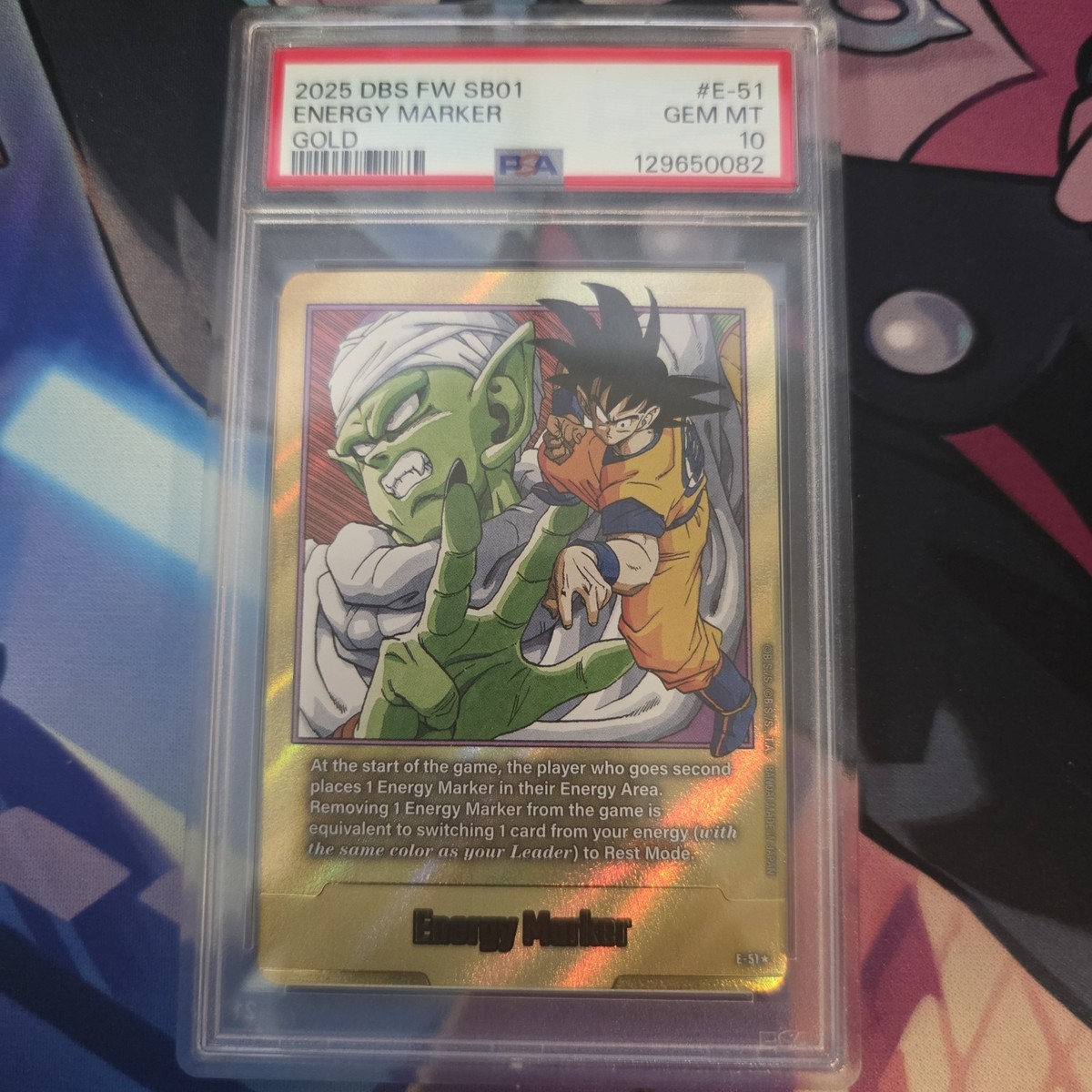 2025 DRAGON BALL SUPER - FUSION WORLD - GOLD ENERGY MARKER - #E-51