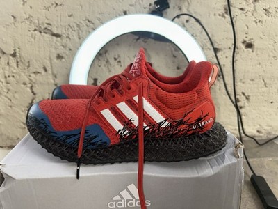 adidas Ultra 4D Marvel Spider-Man Primeknit Athletic Sneakers Red IG5337