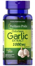 Odorless Garlic 1000mg 250 Rapid Release Softgels Puritan  s Pride FREE SHIPPING