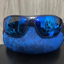 Nike AERO DRIFT Shiny Crystal Blue Frame Blue Mirror Sunglass DQ0997 021