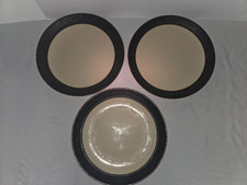 Set of 3 Pre Owned Crate & Barrel 11" SCAVO Dinner Plates LOT 2
