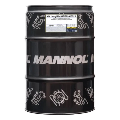MANNOL Longlife 508/509 SAE 0W-20 Motoröl, API SP RC, 60 Liter Fass