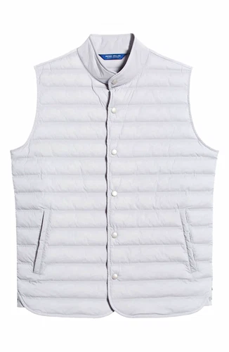 Peter Millar Crown Crafted Gray Regent Quilted Vest XXL - product listing photo