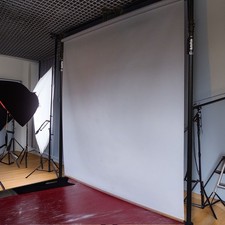 Manfrotto Autopole Studio Support System with Colorama Colorvinyl PVC Background