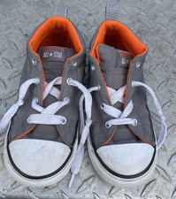 Converse Chuck Taylor High Top Sneakers All Star Toddler Medium Gray Sz 10