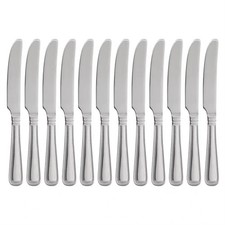 Bead Pattern Table Knife Knives Sunnex Cutlery Pack of 12 Restaurant 230mm