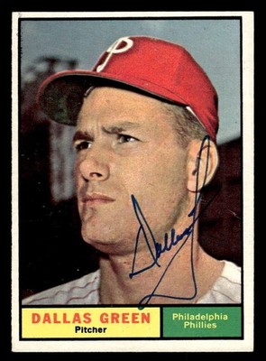 1961 Topps Baseball #359 Dallas Green Signed Autograph (no COA) *e1