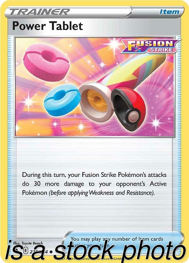 Power Tablet 236/264 SWSH08: Fusion Strike Reverse Holofoil Pokemon (LP-NM)