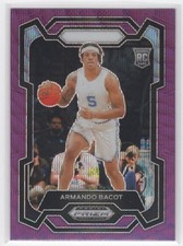 #79 2024-25 Prizm Draft Picks PURPLE WAVE + Armando Bacot RC