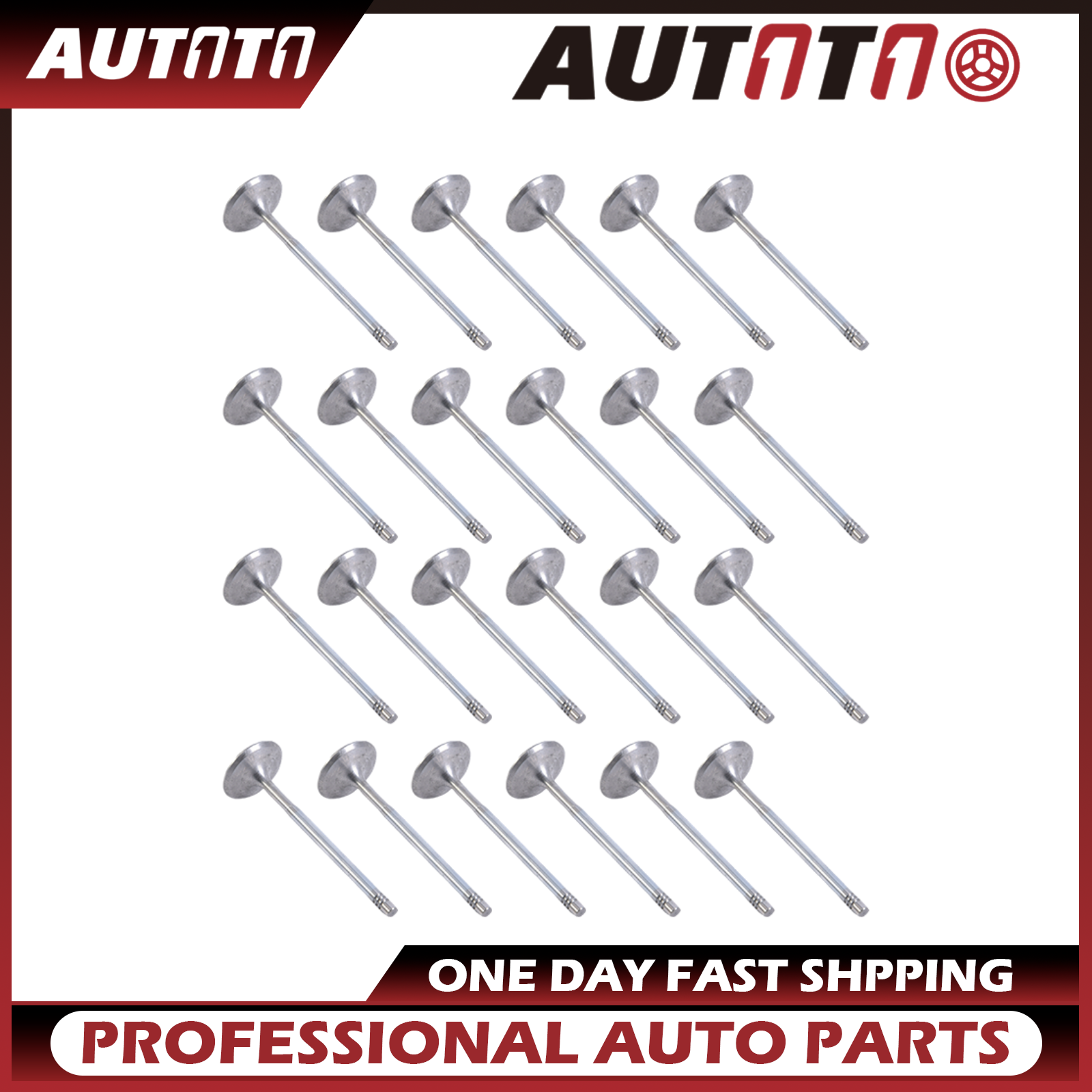 24PCS Intake & Exhaust Valve Kit For Porsche Cayenne VW Passat Audi Q7 VR6 3.6L