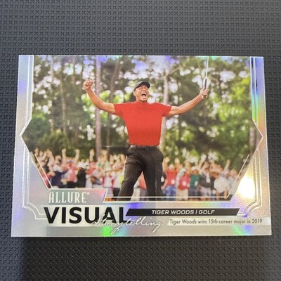 2025 Upper Deck Allure SE Tiger Woods Visual Storytelling Silver Holo VS-1