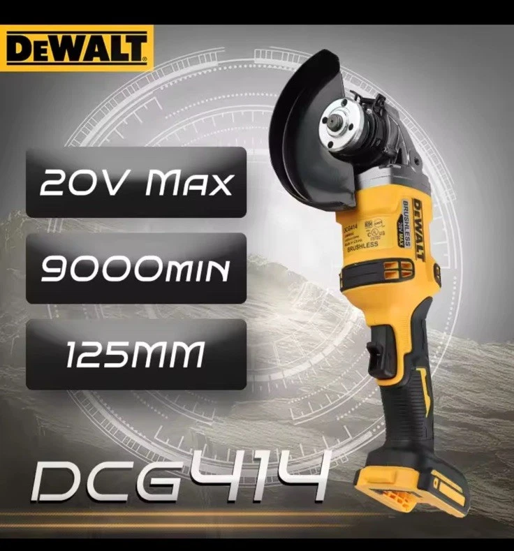 DeWalt DCG414 20V Brushless ANGLE GRINDER+ DCB206 BATT & CHARGER - USA SHIP L@@K - Image 3 of 4
