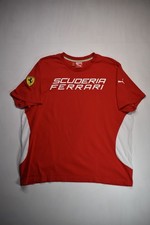 Puma Scuderia Ferrari F1 Red and White T-Shirt Size XXL