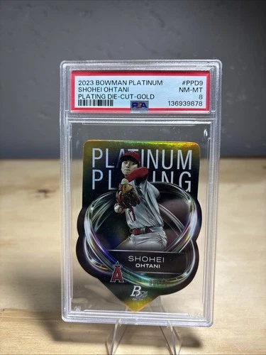 2023 Bowman Platinum - Platinum Plating Die-Cut Shohei Ohtani Gold #PPD-38 /50