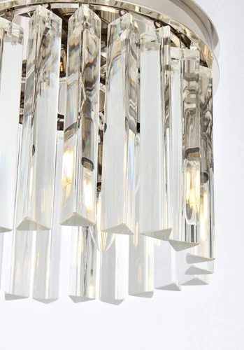 Elegant Lighting Sydney 12" 3 Light Royal Crystal Chandelier - Picture 7 of 9