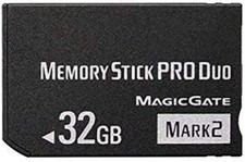 Original 32GB High Speed Memory Stick Pro Duo Mark2 32gb Cards PSP Game Camer...