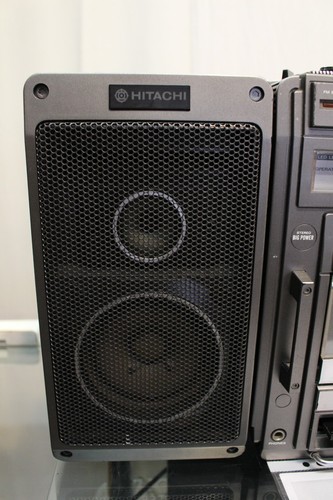HITACHI TRK-9140E GHETTOBLASTER BOOMBOX + BLUETOOTH *TUNER UND CASSETTE DEFEKT* - Bild 12 von 17