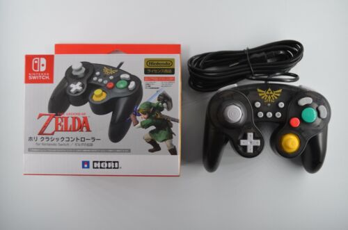 W pudełku kontroler Zelda HORI Nintendo Switch Gamecube Classic USB - Zdjęcie 1 z 7