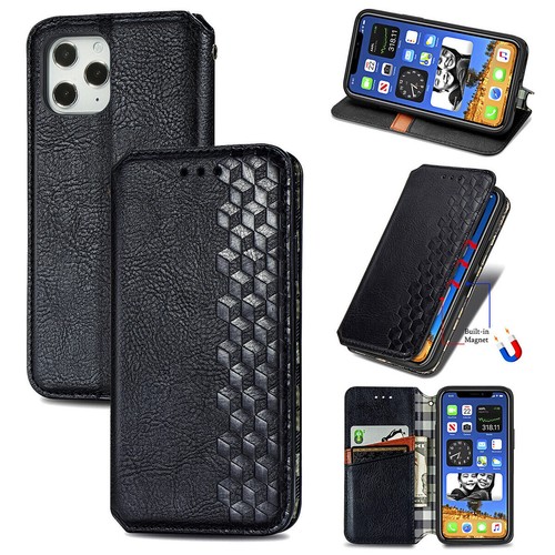 Funda de cuero con bolsillo para tarjetas tipo billetera abatible para iPhone 16 Pro Max 16E 15 14 13 12 11 XS - Imagen 13 de 54