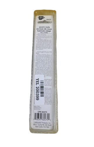 Lot Of 10 CarQuest 82475 Acorn Nuts 7/16" x 20 RH New - Picture 3 of 6