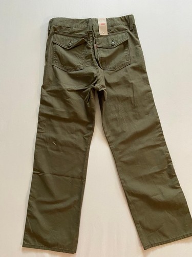Levi’s Ribcage Utility Damenhose weites Bein olivgrün Größe 30 x 29 108 $ - Bild 4 von 13