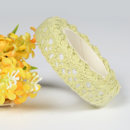 2Roll DIY Fabric Lace Tapes Hollow Out Self Adhesive Sticker Cotton Trim Craft - Picture 11 of 37