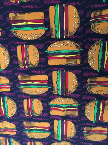 New With Tags Women's LulaRoe Irma Size XXS Cheeseburgers - Picture 2 of 5