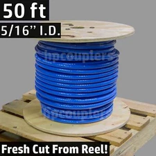 50 ft 5/16" ID FlexFab 5526 Blue Silicone Heater Hose