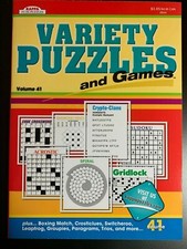 KAPPA VARIETY PUZZLES  GAMES VOL  41 CROSSWORD SUDOKU GRIDLOCK SPIRAL  MORE 