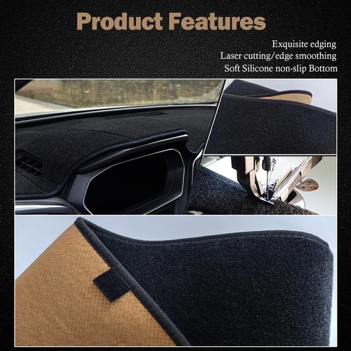 Dashboard Cover Interior Center Console Mat Pad Carpet For Toyota Yaris 07-11 - Picture 5 of 16
