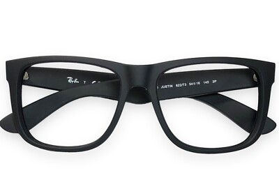 新品 RAYBAN JUSTIN レイバンサングラス RB4165 T3 Ray Ban RB4165 622/T3 Justin Sunglasses Black Matte Frame Only 54