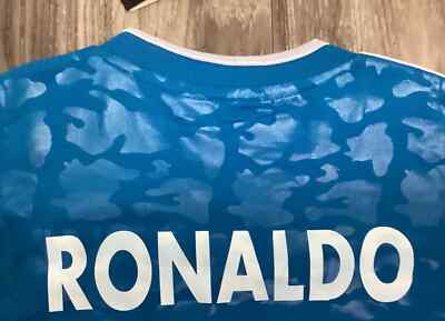 ADIDAS #7 RONALDO JUVENTUS THIRD BLUE/GRAY 2019/20 SOCCER JERSEY