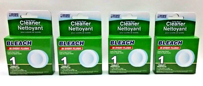 LOT 4 Toilet Bowl Cleaner Tablets Fresh Clean Scent 1 TAB PASTILLES in Each Box