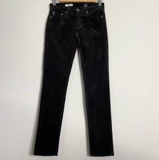 Adriano Goldschmied The Stilt Cigarette Leg Corduroy Pant Black Size 26