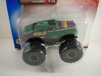 2002 Hot Wheels Monster Jam The Incredible Hulk Die-Cast