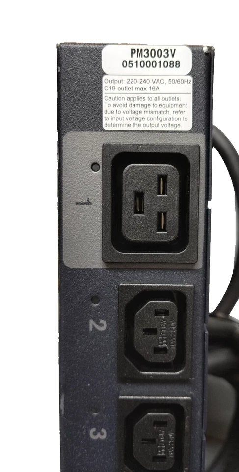 Avocent PM3003V 32A PDU Power Distribution Unit 520-750-513 620-598-506 PM 3000 - Image 4 of 4