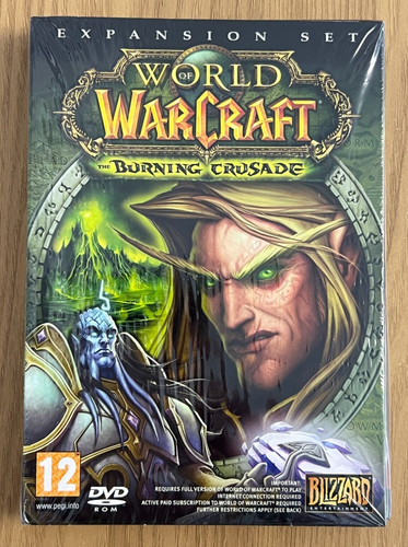 World of Warcraft The Burning Crusade DVD-ROM - New Sealed-👾Retro Gift Idea👾 - 第 1/24 張圖片