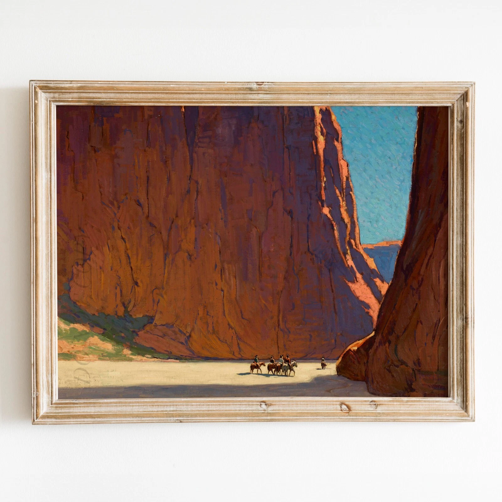 Canyon De Chelly Edgar Payne Western Desert Cowboy Horse Wall Art Poster Print