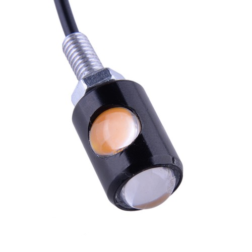 2Pcs Mini Bolt LED Motorcycle Indicator Blinker License Plate Lights - Picture 3 of 6